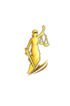 abstrakt lady justice i gull (1)